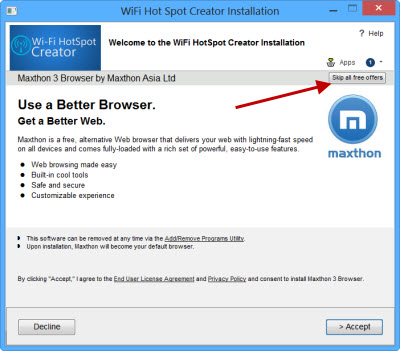 instal the new for windows Hotspot Maker 3.2