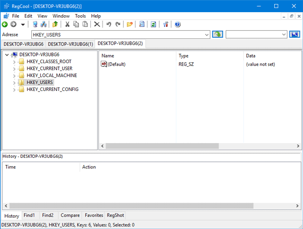 download the new version for windows RegCool 1.340
