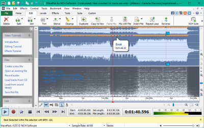 NCH WavePad Audio Editor 17.48 instal the new version for mac